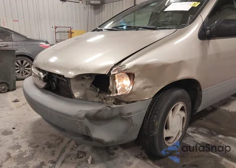 2000 Toyota Sienna Le z USA, uszkodzony, nr VIN 4T3ZF13C3YU243973